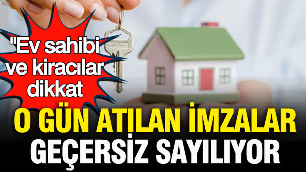 Tahliye taahhütnamesinde önemli detay: Aynı gün atılan imza kiracıyı kurtarıyor